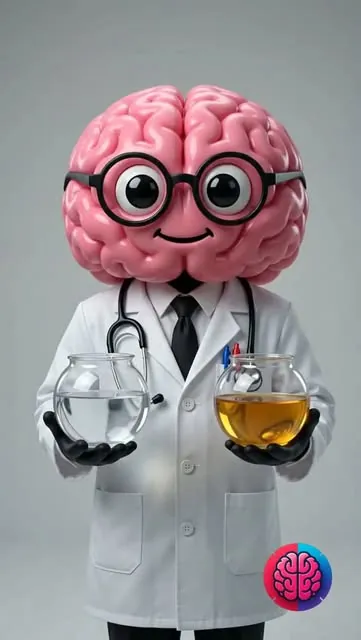 Dr. Brain con dos matraces