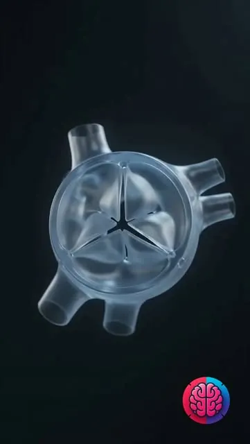 Válvula cardiaca en cristal