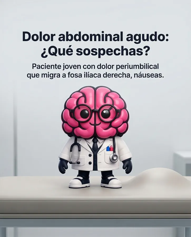 Dolor abdominal agudo: ¿qué sospechas?